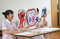 幼稚園での歯科衛生教育実習
